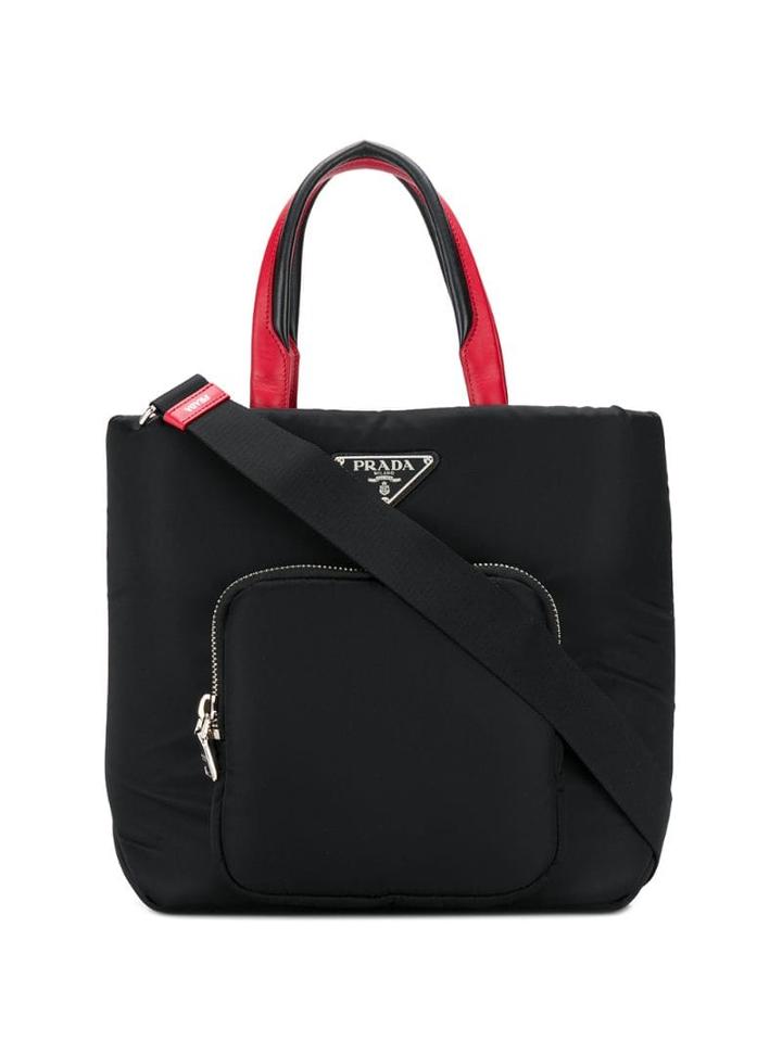 Prada Padded Cargo Tote Bag - Black