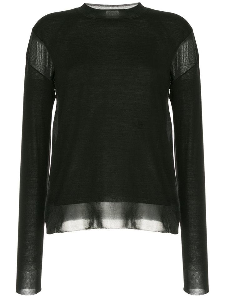 Sonia Rykiel Long Sleeved Blouse - Black