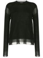 Sonia Rykiel Long Sleeved Blouse - Black
