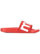 Isabel Marant Howee Logo-embellished Slides - Red