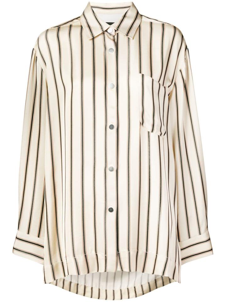 Barbara Bui Striped Shirt - Neutrals