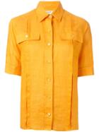 Céline Vintage Chest Pocket Shirt - Yellow & Orange