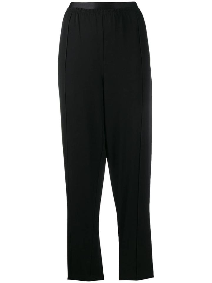 Mcq Alexander Mcqueen High-waist Fitted Trousers - Black