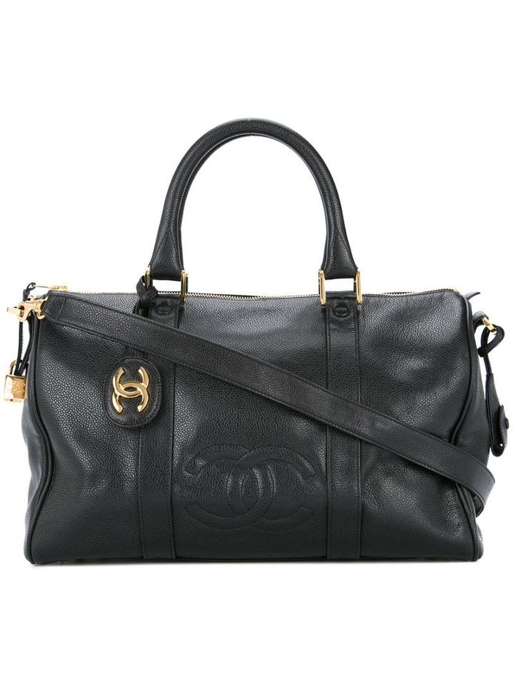 Chanel Pre-owned Small 2way Luggage Bag - Black