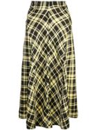 Proenza Schouler Ruched Seamed Skirt - Yellow