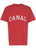 424 Canal Print T-shirt - Red