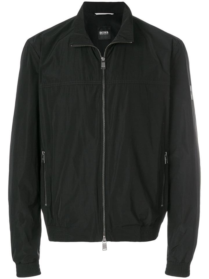 Boss Hugo Boss Zipped Bomber Jacket - Black