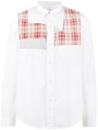 Visvim - 'grainger' Patchwork Shirt - Men - Cotton/linen/flax - 4, White, Cotton/linen/flax