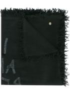 Ann Demeulemeester I Am Red With Love Scarf, Men's, Black, Wool