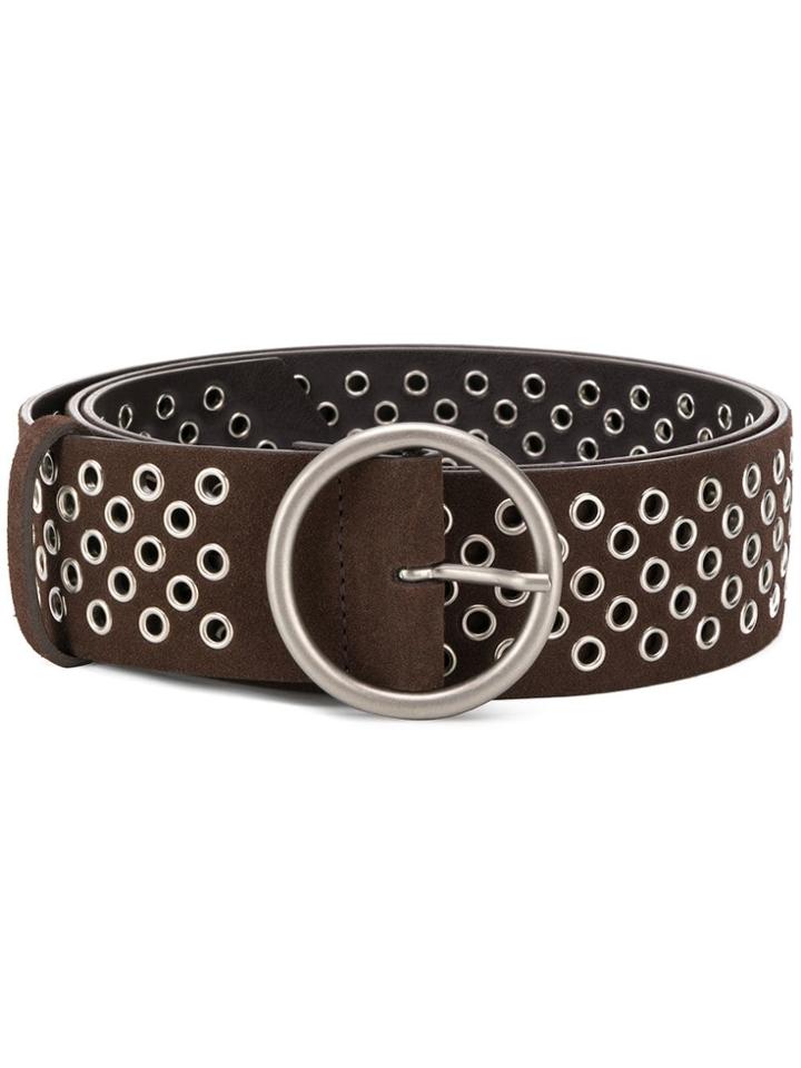 Philosophy Di Lorenzo Serafini Eyelet Belt - Brown