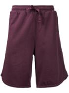 The Upside Logo Print Shorts - Pink & Purple