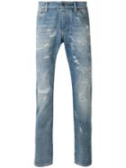Distressed Jeans - Men - Cotton - 50, Blue, Cotton, Dolce & Gabbana