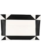 Calvin Klein 205w39nyc Embossed Geometric Clutch - Black