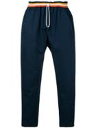 Corelate Drawstring Track Trousers - Blue