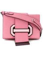 Prada Strap Closure Shoulder Bag - Pink