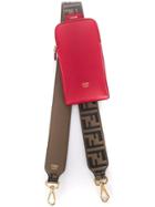 Fendi Phone Pouch Shoulder Strap - Brown