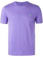 Polo Ralph Lauren - Logo Embroidered T-shirt - Men - Cotton - S, Pink/purple, Cotton