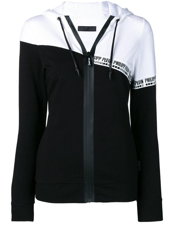 Philipp Plein Logo Print Hoodie - Black