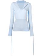 Jacquemus V-neck Fitted Top - Blue