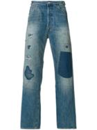 Levi's Vintage Clothing Patchwork Jeans - Blue