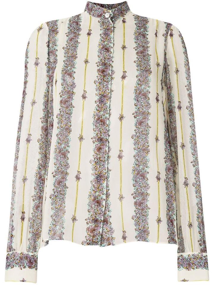 Giambattista Valli Embroidered Long-sleeve Shirt - Neutrals