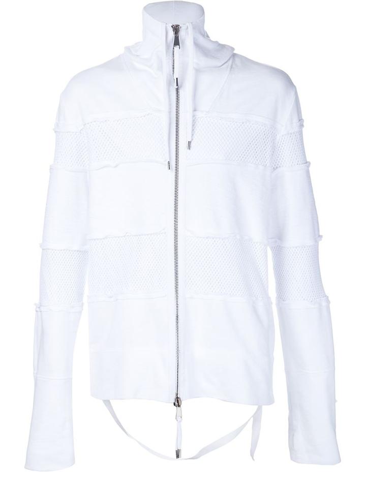 Alexandre Plokhov Zipped Hoodie, Men's, Size: 48, White, Cotton