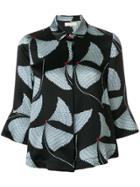 L'autre Chose Textured Abstract Print Shirt - Black