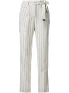 Peserico Tailored Cropped Trousers - Nude & Neutrals