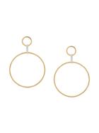 Maya Magal Chain Hoop Earrings - Gold