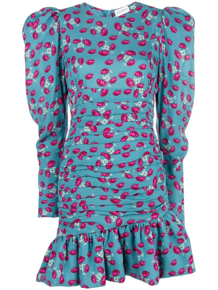 Magda Butrym Short Floral Dress - Green