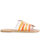Fabrizio Viti Strappy Flat Sandals - Yellow & Orange