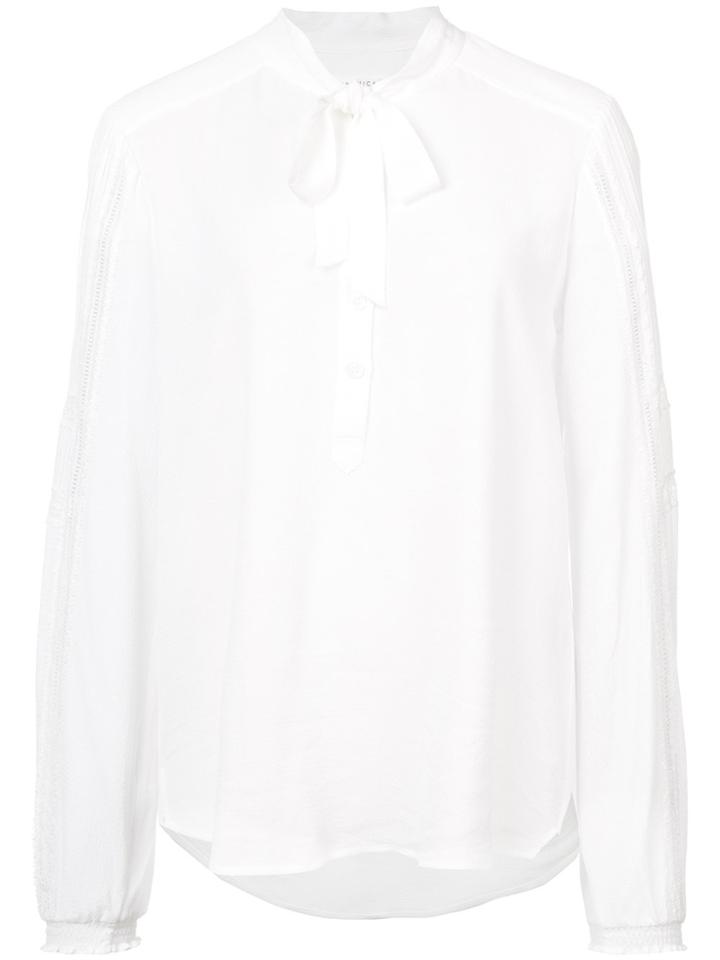 Veronica Beard Bow-fastened Shirt - White