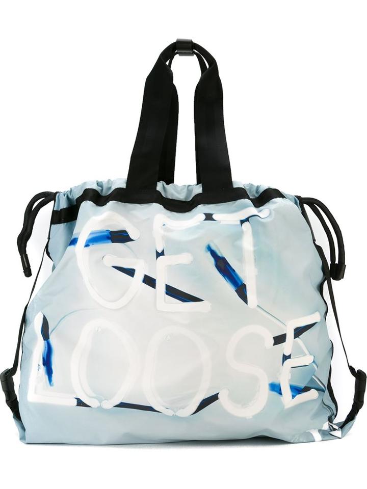 Y-3 Large Printed Shoulder Bag