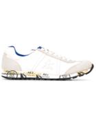 Premiata Lucy Sneakers, Men's, Size: 44, Nude/neutrals, Leather/suede/nylon/rubber