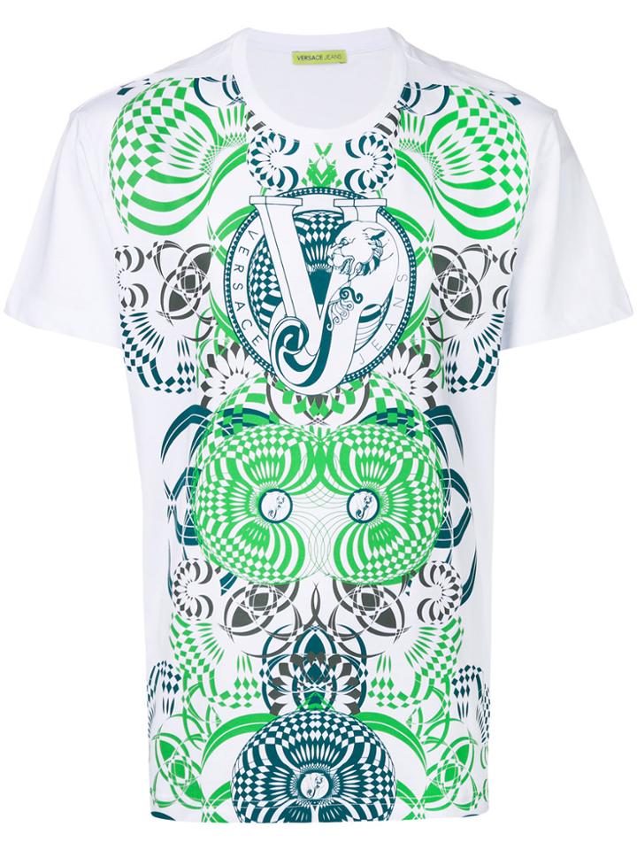 Versace Jeans Bohemian Print T-shirt - White
