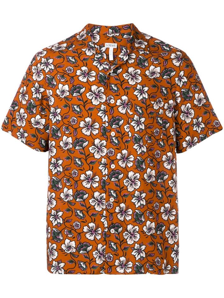 Loewe Hawaiian Pattern Shirt - Brown