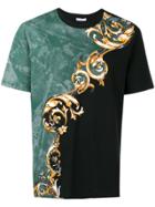 Versace Collection Colourblock Marbled Baroque T-shirt - Black