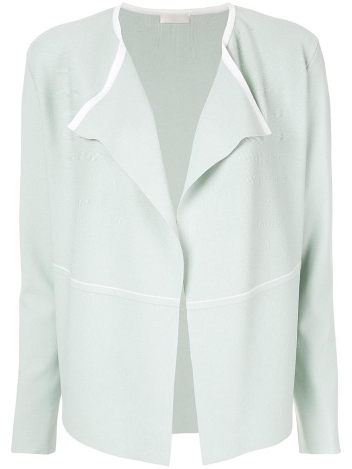 Anteprima Contrast Piping Cardigan - Green