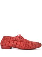 Marsèll Woven Lace Up Shoes - Red