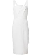 Roland Mouret Textured Midi Dress - White