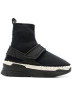 Kenzo High Ankle Platform Sneakers - Black