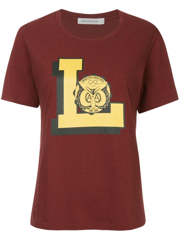 Undercover Print T-shirt - Red