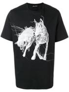 Neil Barrett Horse Print T-shirt - Black