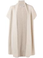 Agnona Long Short Sleeve Cardigan - Nude & Neutrals