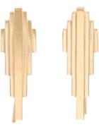 Clarice Price Thomas 'antumbra Wing' Lobe Earrings - Metallic