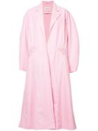 Assel Oversized Trench Coat - Pink