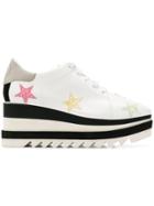 Stella Mccartney Sneak-elyse Pastel Star Sneakers - 9035 Wht