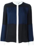 Diane Von Furstenberg 'dillon' Blouse, Women's, Size: 4, Blue, Silk