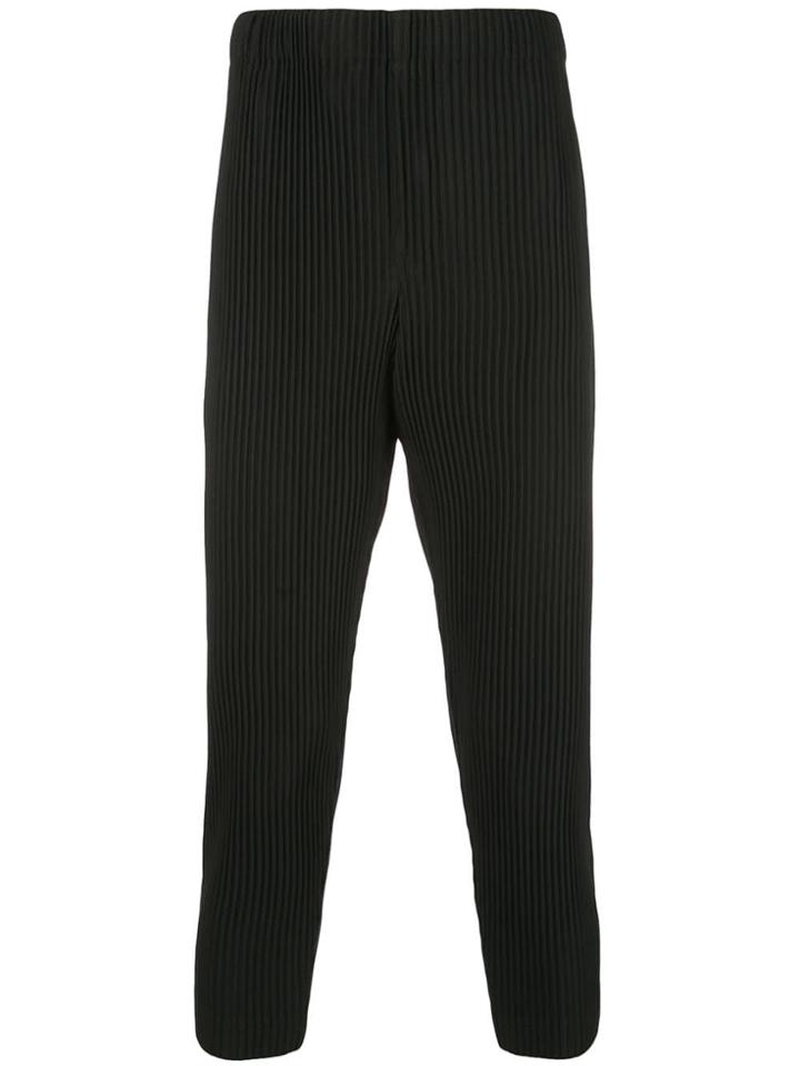 Homme Plissé Issey Miyake Pleated Track Pants - Black