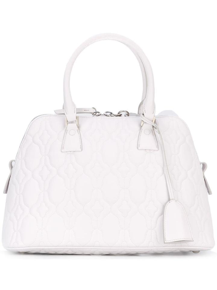 Maison Margiela Classic Quilted Tote - White